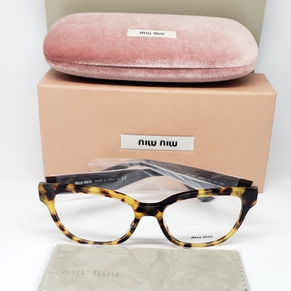 Miu Miu Rx Eyeglasses Cat eye Shinny Crystals - Picture 3 of 8